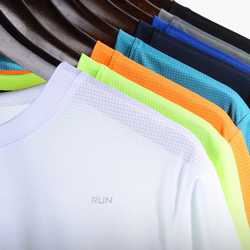 YOUONGWEAR CN Summer Quick Dry Running Gym Shirt Men