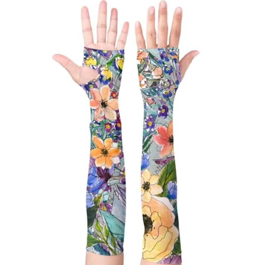 Gardening Sleeves for Women Farm Sun Protection Thorn Proof Cooling Arm Sleeves to Cover Arms for Garden Sports