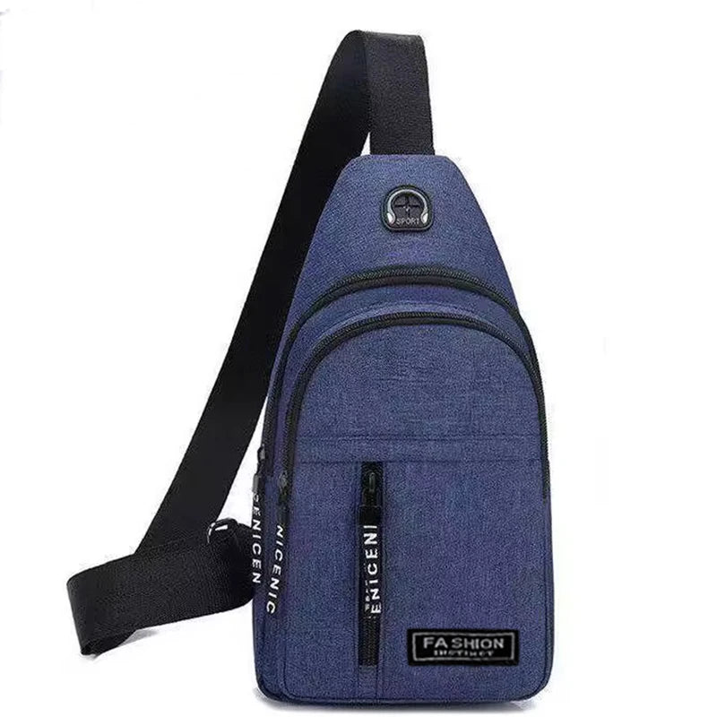 Korean Style Multifunctional Chest Bag Oxford Cloth Messenger Bag Waterproof