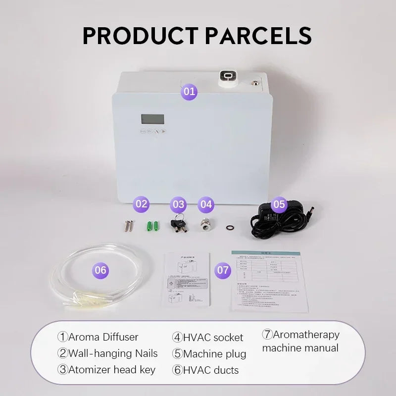 VAT Exemption US Local Aroma Diffuser Home Perfume Scent Machine Fragrance Air Freshener Essential Oil Waterless Flavoring