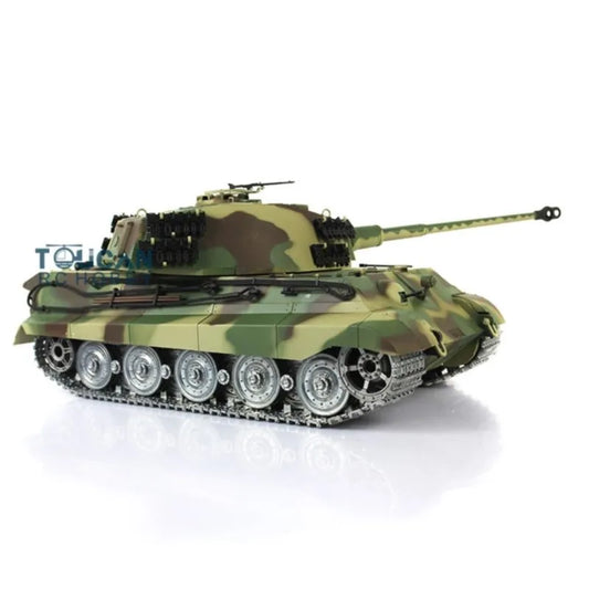 TOUCAN RC HOBBY Henglong King Tiger RC Tank With Metal Wheels