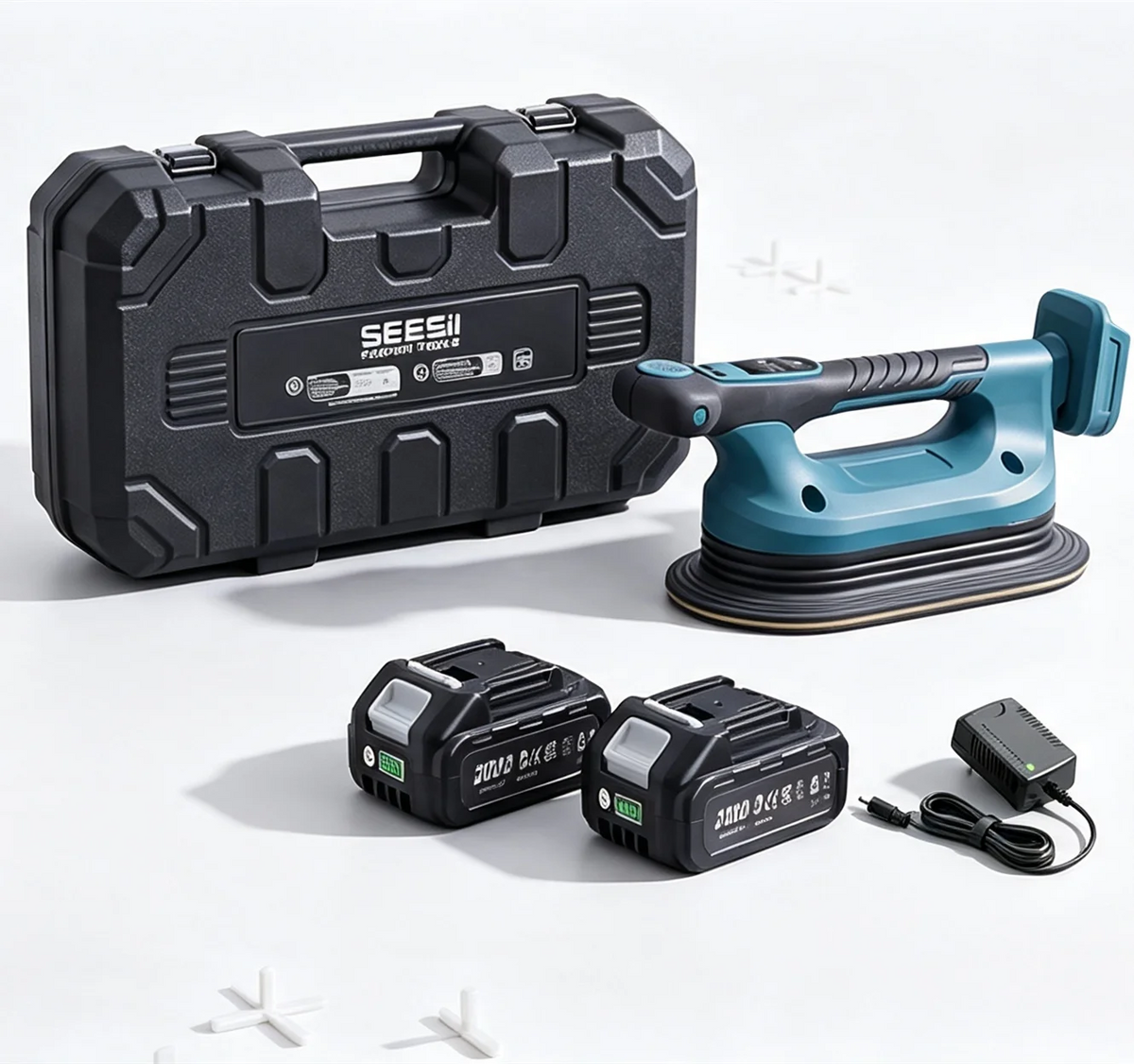 SeeSii Cordless Tile Vibration Leveling Machine With Suction Plate