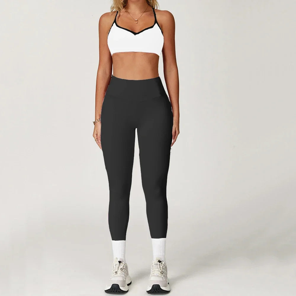 Womens Yoga Shorts High Waist Push Up Tights For Hip Lift Fitness