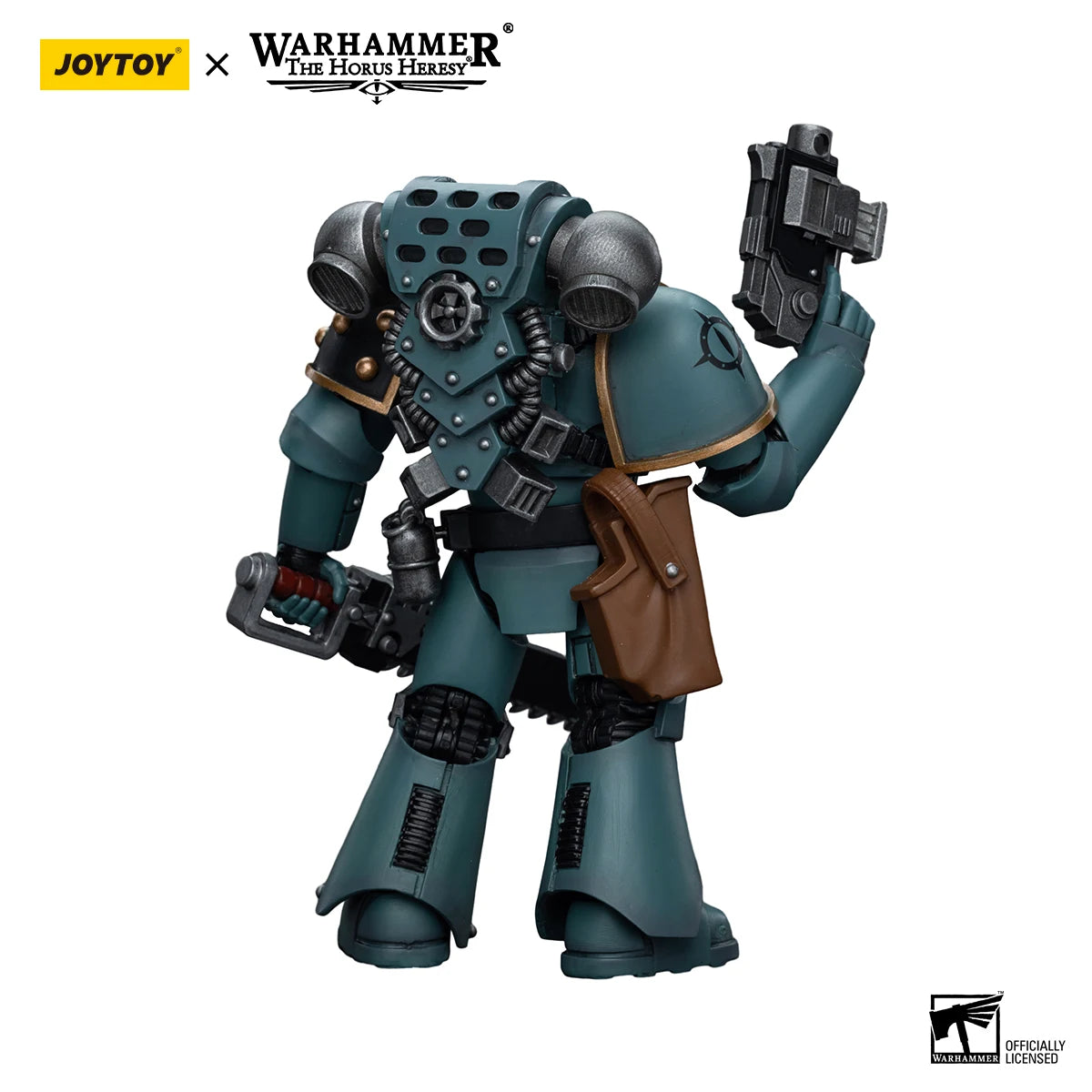 JOYTOY Warhammer 40K 1/18 Action Figure Sons of Horus MKIV Tactical Squad Legionary with Bolter Model