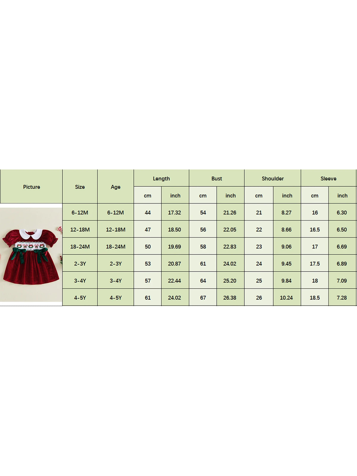 Velvet Christmas Dress Short Girl Christmas Dress Toddler Girl Christmas-Dress Sleeve Toddler Baby Girl