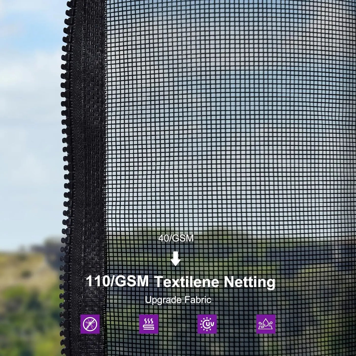 8x10 Permanent Hardtop Gazebo Galvanized Steel Double Roof Aluminum Frame Netting & Curtains Patio Lawn Garden, Custom