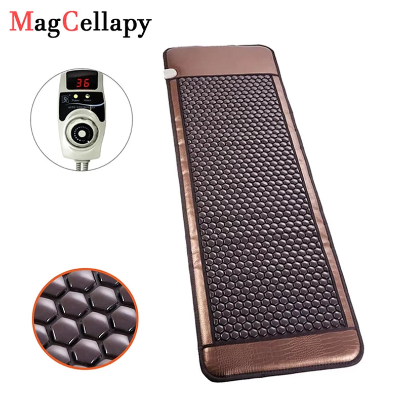 MagCellapy Tourmaline Germanium Stone Infrared Heating Pad For Back Pain