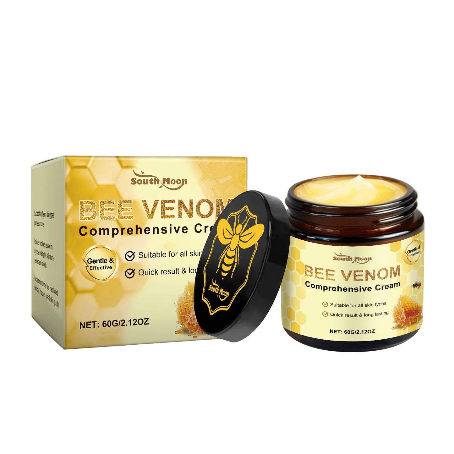 South Moon Bee Venom Skin Moisturizer Nourish Dryness Anti Cellulite Keep Brighten Improve Sagging Reduce Dull Body Care Creams