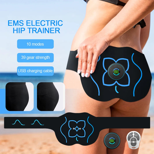 Foreverlily EMS Glute Trainer Electric Muscle Stimulator With Remote