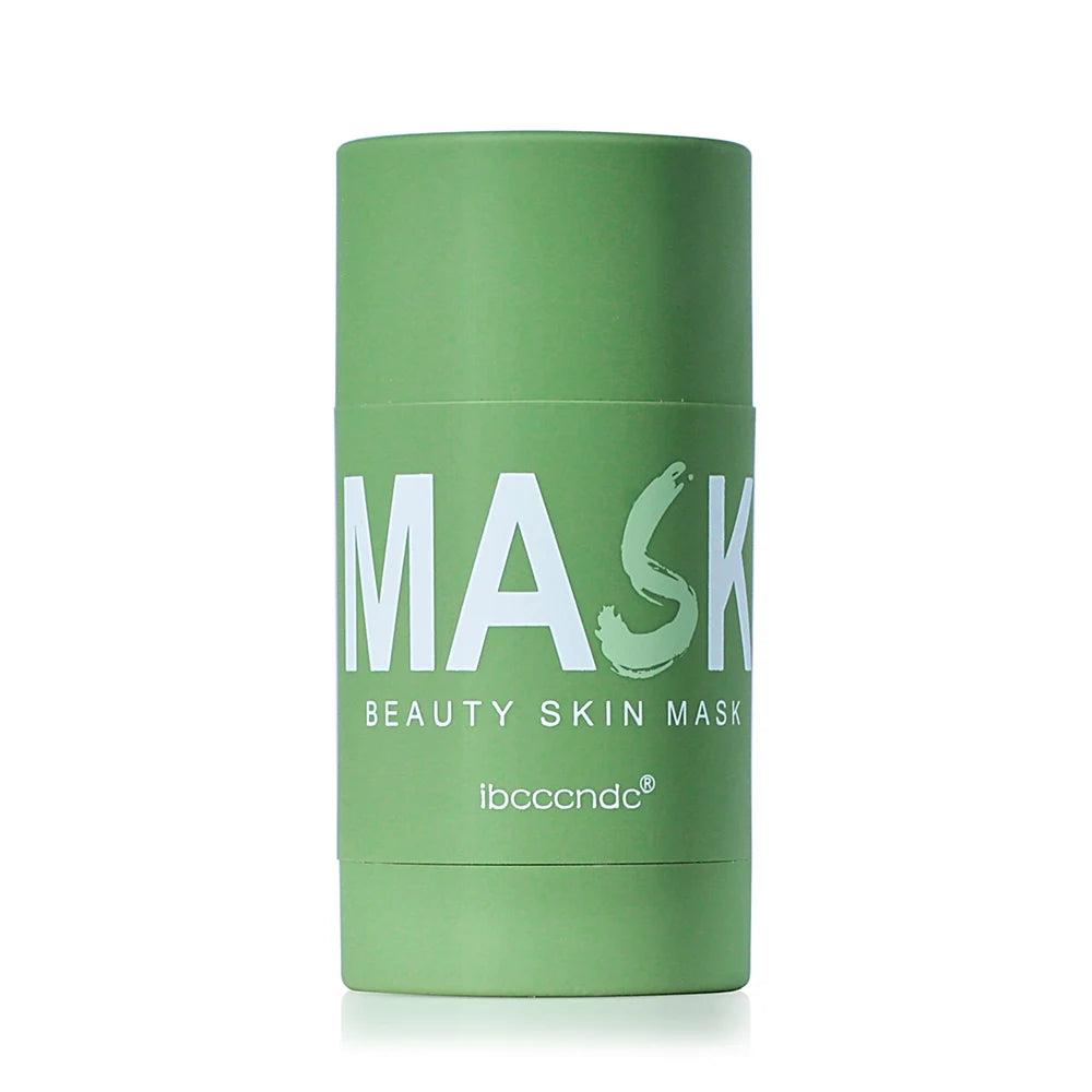 40g Green Tea Cleansing Mask Stick Oil Control Refreshing Facial Skin Care Mud Mask Remover Blackheads Portable Daily Smear Skin Cleanserle Daily Smear Skin Cleanser