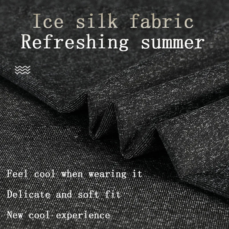 Men’s Ice Silk Sun Protection Shawl Arm Sleeves, UPF 50+ UV Block Integrated Cycling Arm Cover