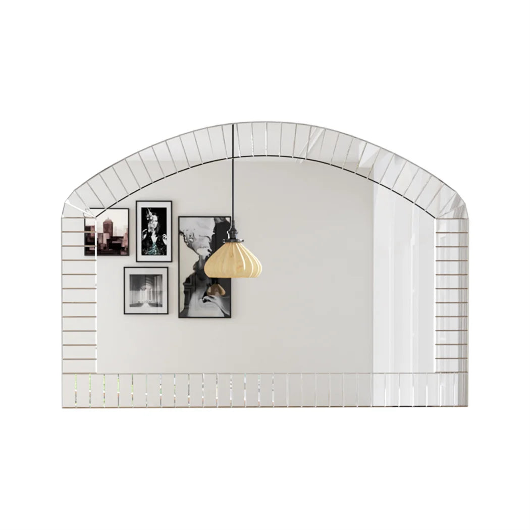 LUVODI Large Wall Mirror Beveled Glass Edge Grecian Venetian Style Home Decorative Full-Length Mirror