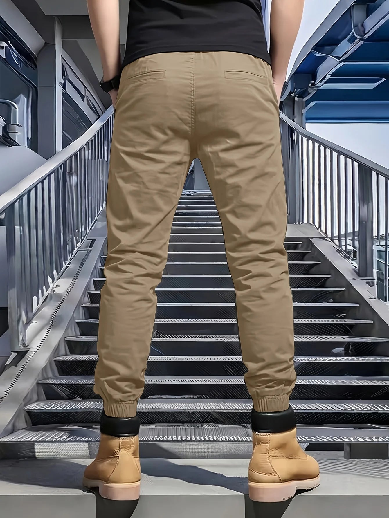 Winthunder Men Multi Pocket Casual Outdoor Workwear Pants