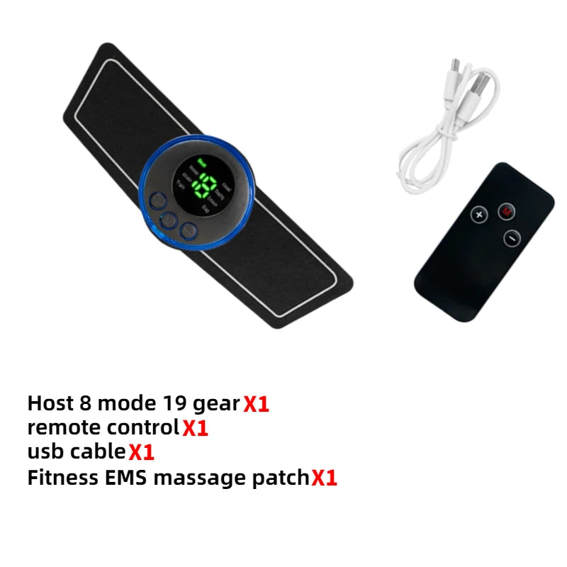 Electric Muscle Stimulator EMS Wireless Buttocks Hip Trainer Abdominal Abs