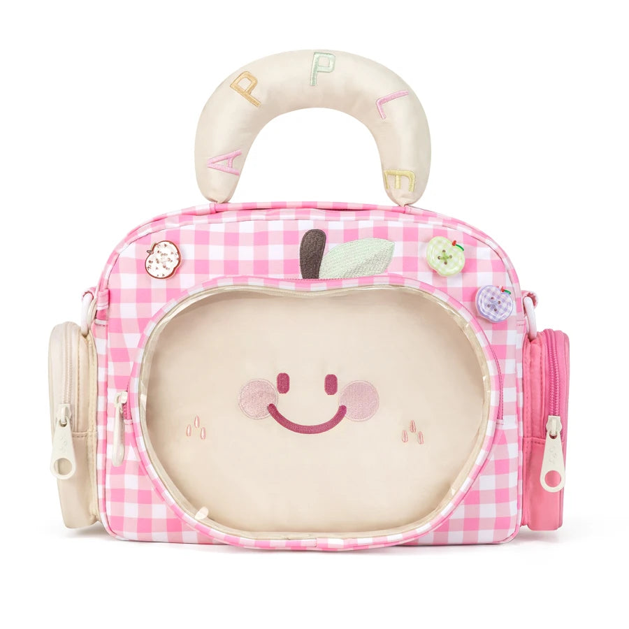 Kabaqoo Cute Apple Ita Bag Women Crossbody PU Leather