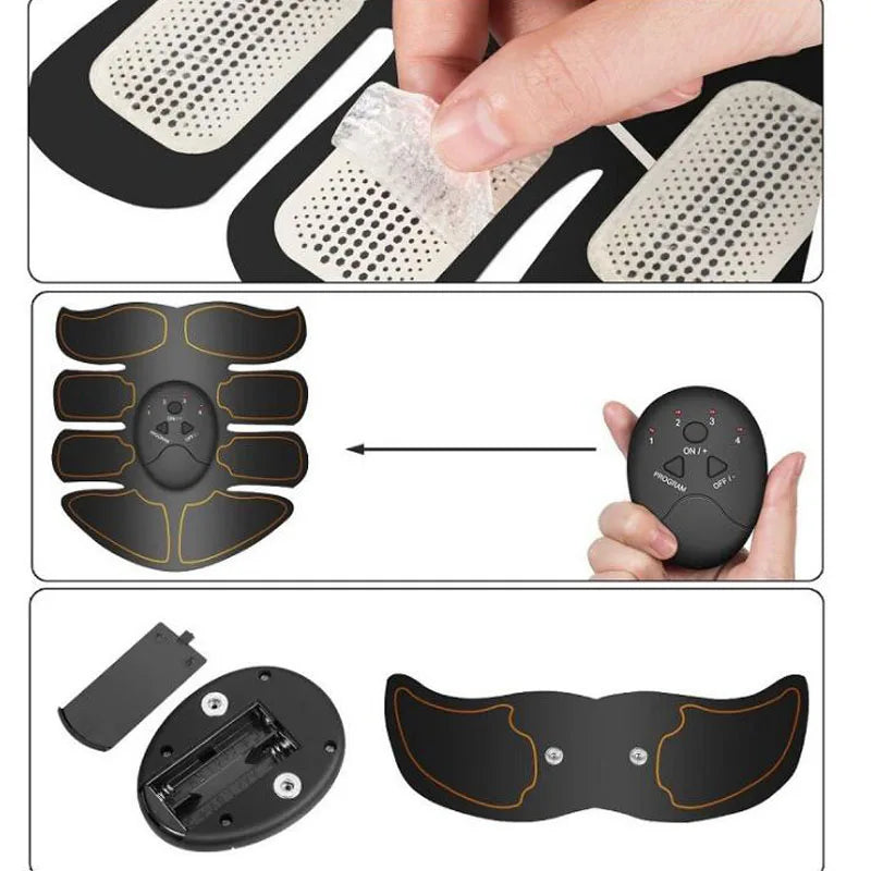 EIENACOCO Electric Muscle Stimulator EMS Wireless Buttocks Trainer