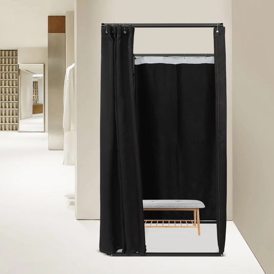 Portable Changing Room for Clothing Store & Outdoor Camping Instant Privacy Tent Shelter for 3-4 People with 35kg Load Capacity