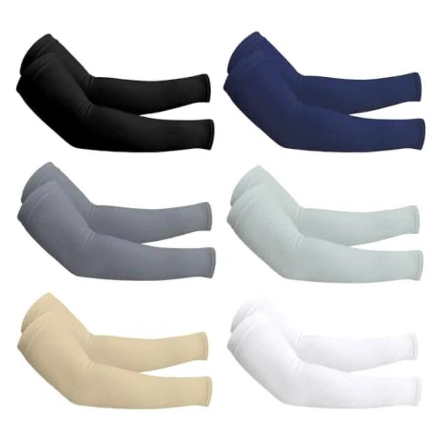 PFFY UV Protection Cooling Arm Sleeves for Men and Women UPF 50 Sun Sleeve