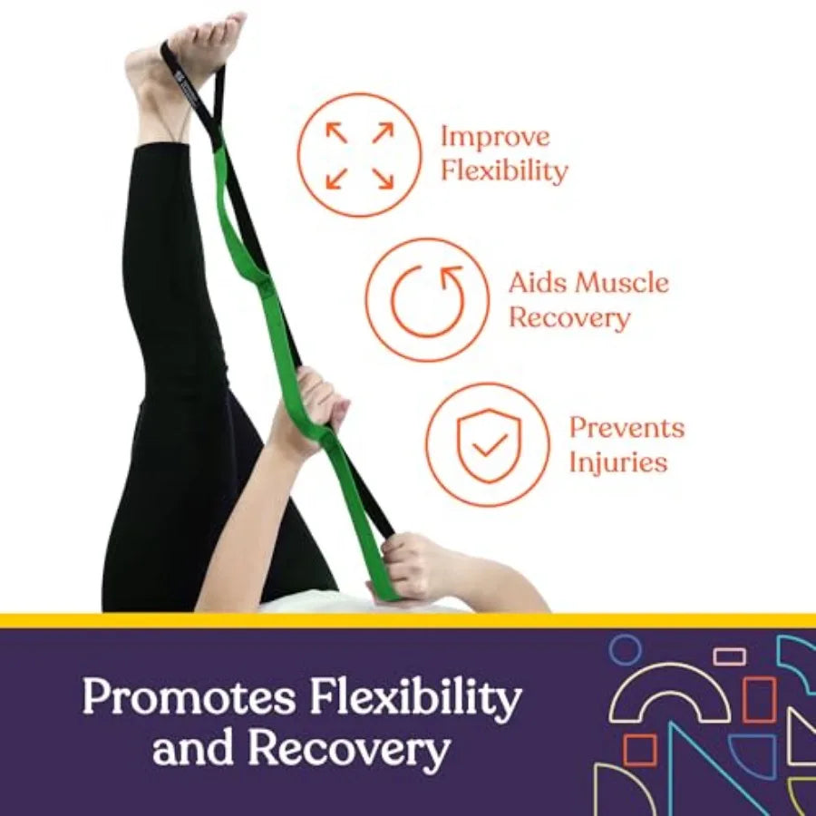 Yoga Strap for Stretching and Flexibility Training Physical Therapy