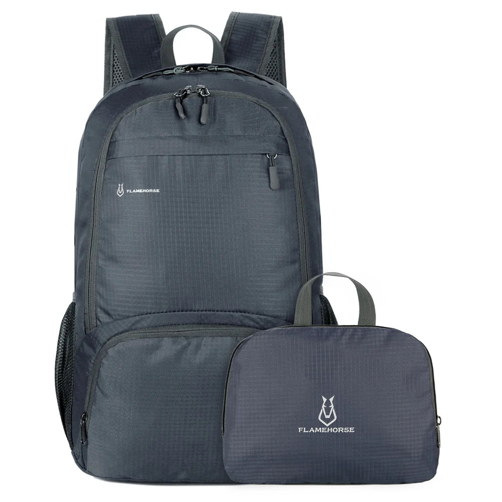 Lightweight Foldable Packable Nylon Backpack For Outdoor Travel And Hiking
