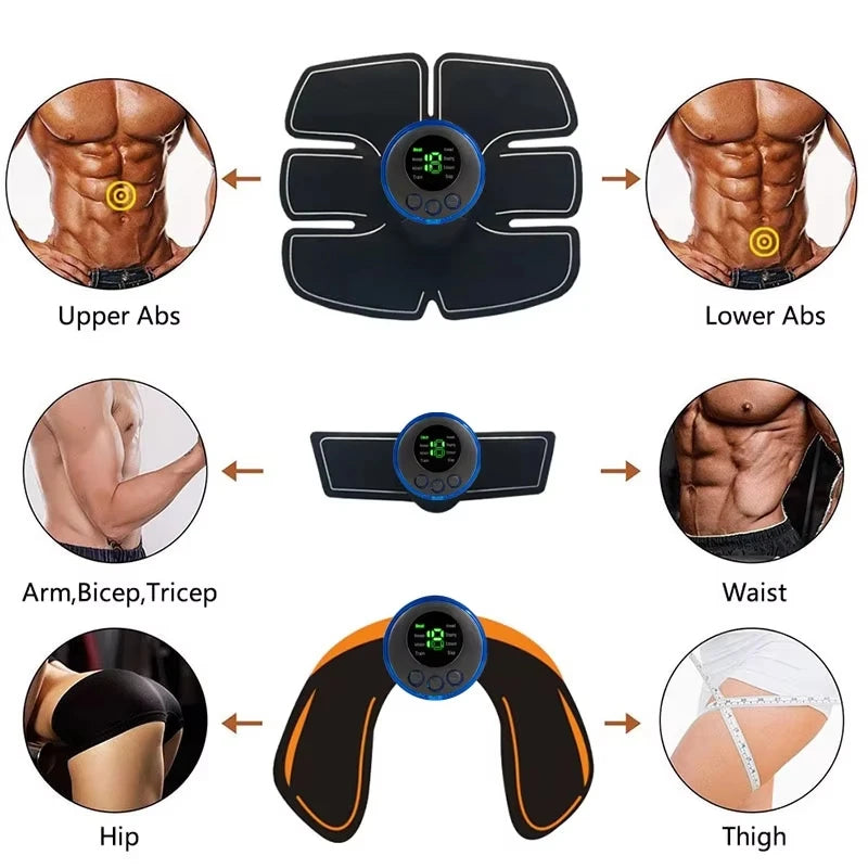 Electric Muscle Stimulator EMS Wireless Buttocks Hip Trainer Abdominal Abs
