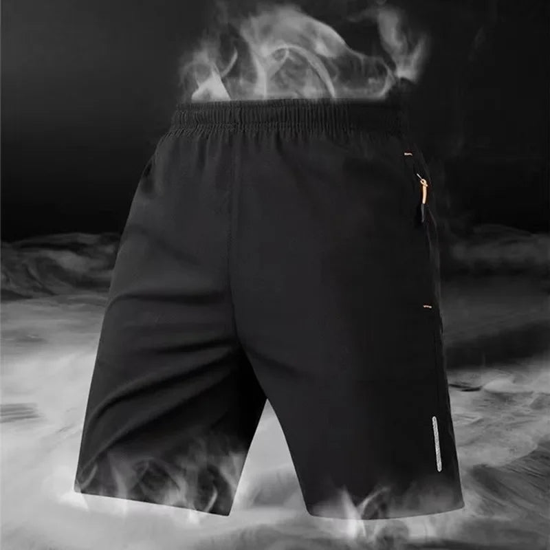 Summer Ice Silk Quick Dry Women Fitness Running Shorts