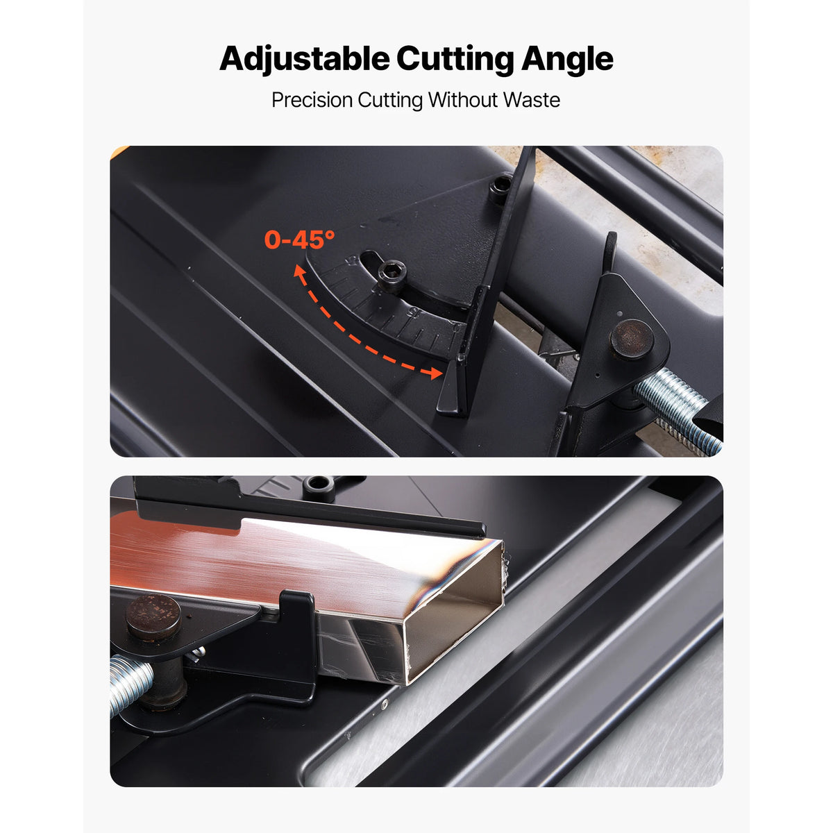 SucceBuy 1200W Metal Chop Saw With Stainless Steel Cold Cut Blade