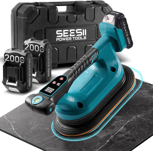 SeeSii Cordless Tile Vibration Leveling Machine With Suction Plate
