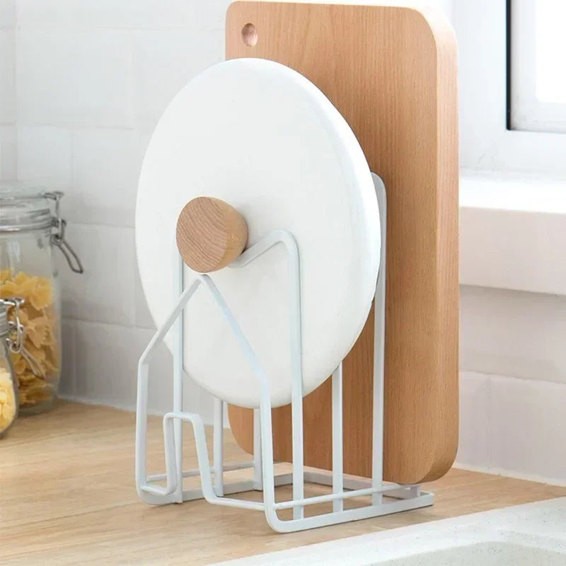 Multi Layer Pot Lid Holder And Kitchen Rack Stand Rustproof