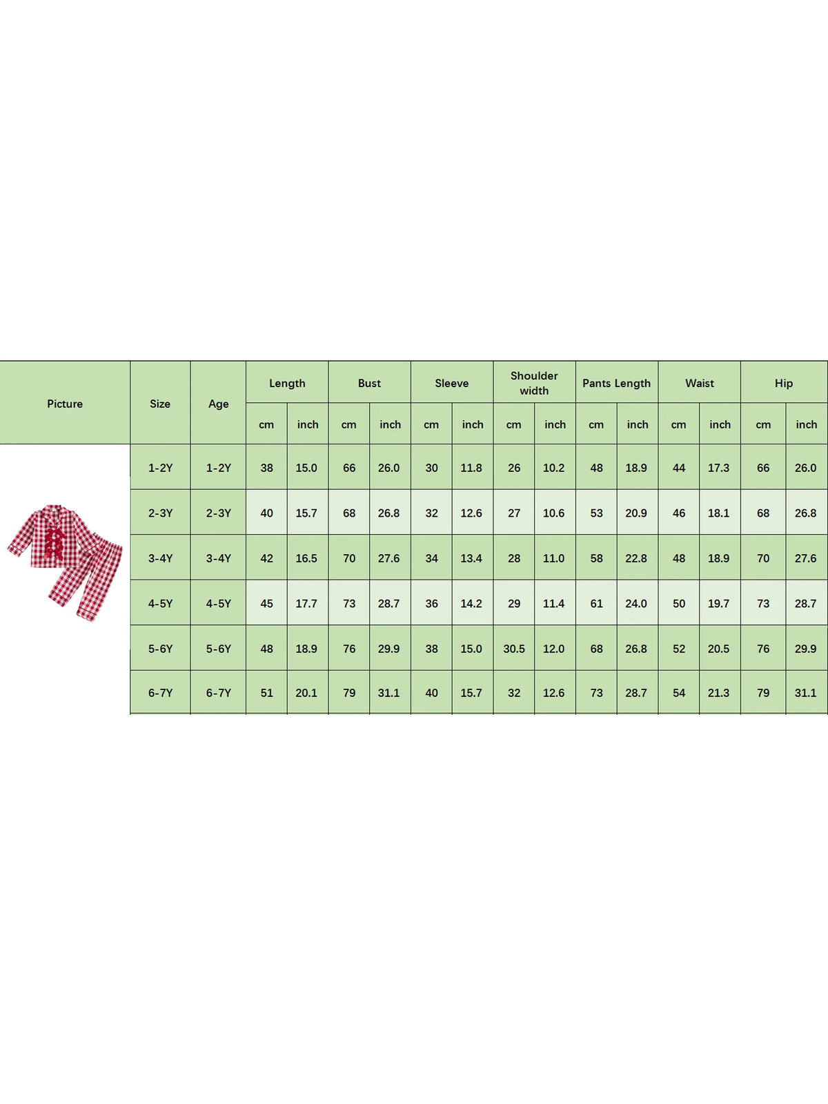 Little Girls For For Little Girls Long Christmas Pajamas Sleeve Tops Girls Long Sleeve Durable 2 Pcs Christmas