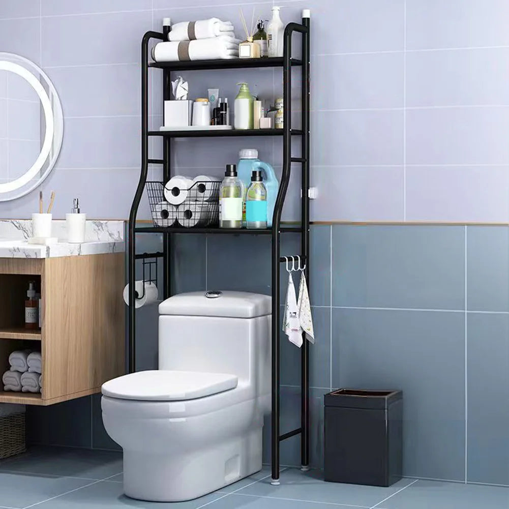 Studyset Over Toilet Storage Shelf Two Tier Bathroom Organizer