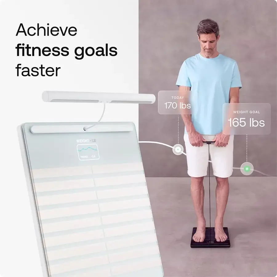 Body Scan Smart Scale with Segmental Body Composition Analysis, Weighing Scales Body Weight amp Vascular Age, Visceral Fat, Hea