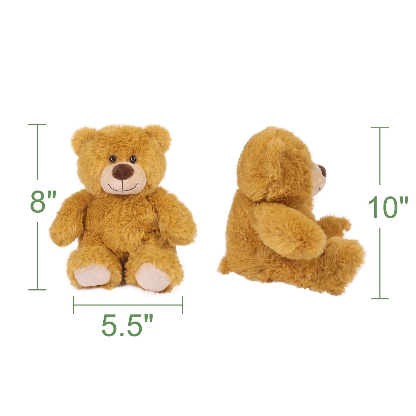 6 Pack 8'' Teddy Bear Stuffed Animals Teddy Bear Plush Toy, Birthday Gifts for Kids Boy Girl Toddlers Baby Shower Christmas Gift