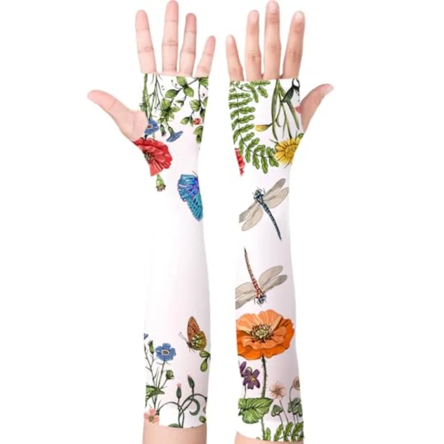Gardening Sleeves for Women Farm Sun Protection Thorn Proof Cooling Arm Sleeves to Cover Arms for Garden Sports