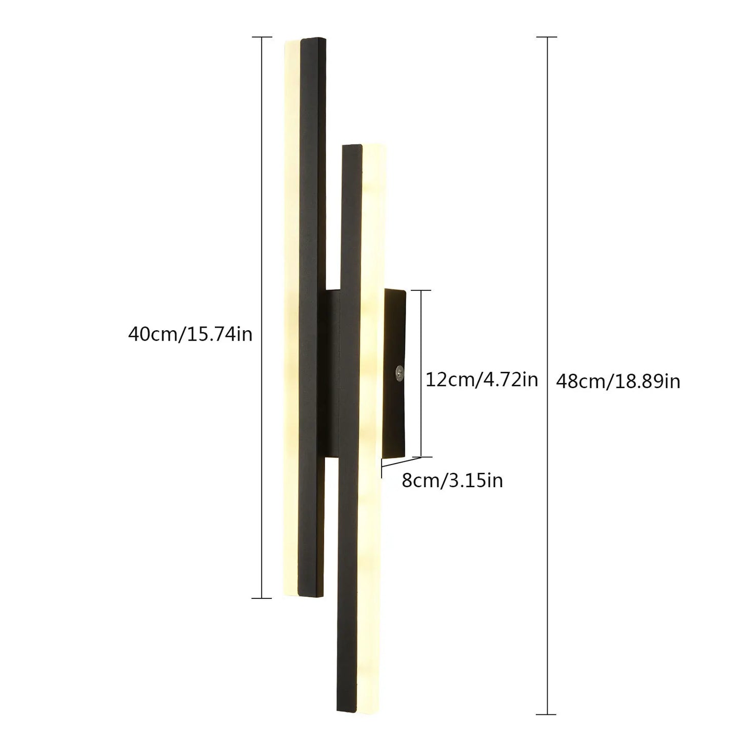 Set the Perfect Mood! 10W Dimmable LED Wall Sconce with Adjustable Color Temperature, Ideal for Living Room & Bedroom Lighting
