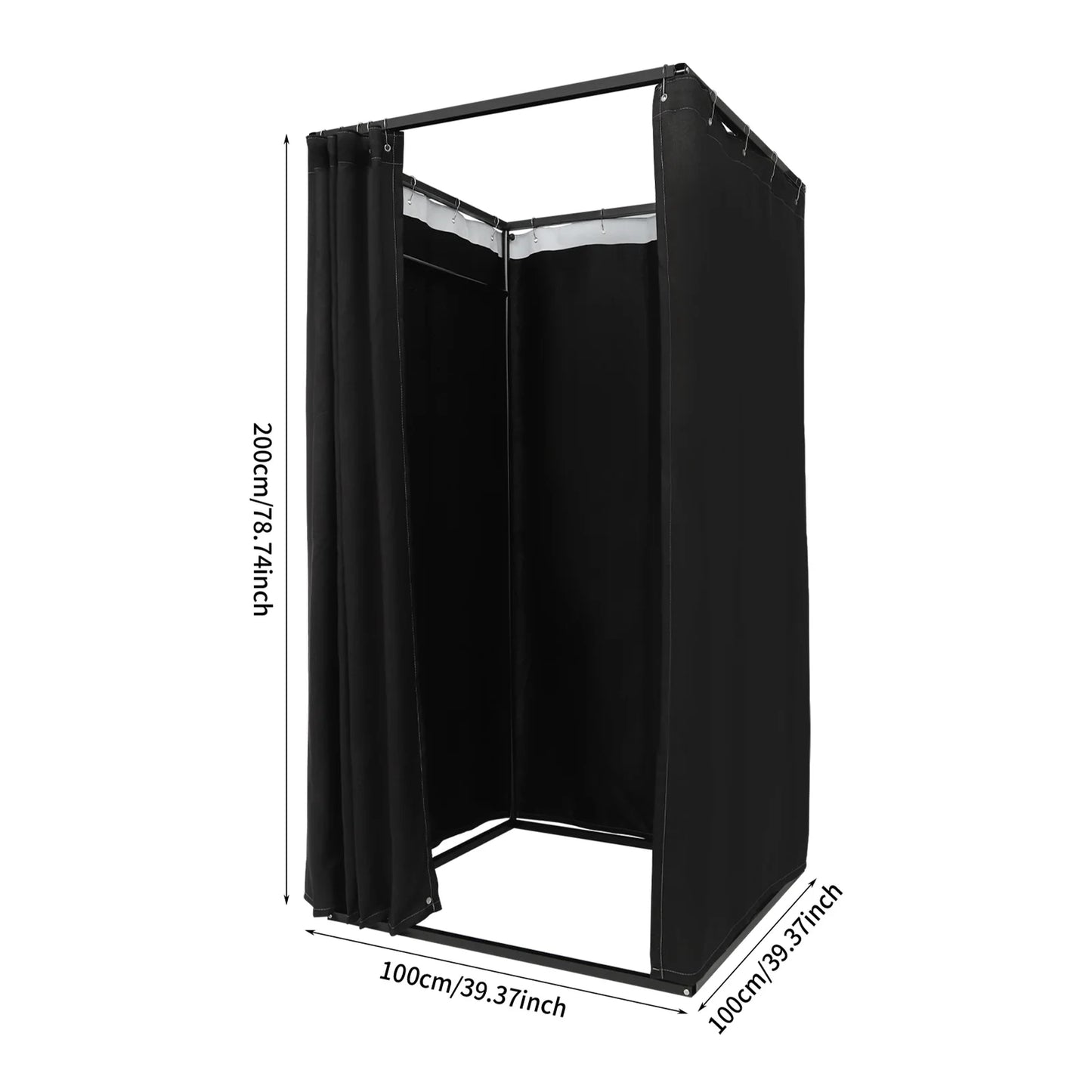 Portable Changing Room for Clothing Store & Outdoor Camping Instant Privacy Tent Shelter for 3-4 People with 35kg Load Capacity