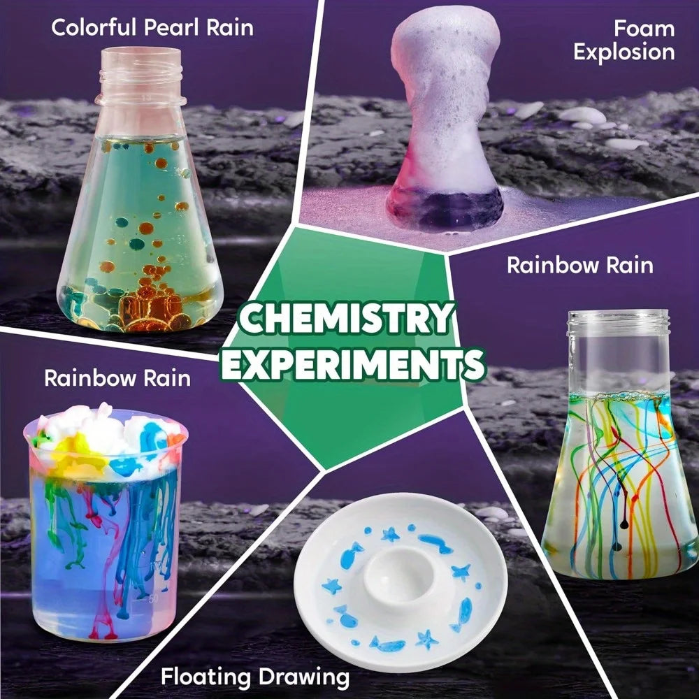 JOYFY 50+ Wonder Science Kits Kids Experiments Educational Stem Toys with Growing Crystal Tree for Birthday Christmas Gifts