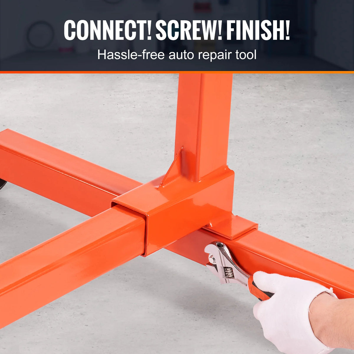 Rotating Engine Stand with Adjustable Head and 360 Degree Rotation