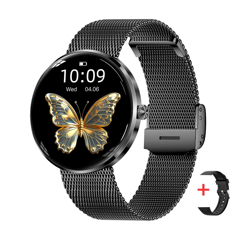 MEVADEN Ultra Thin Stainless Steel Smartwatch With AMOLED Screen