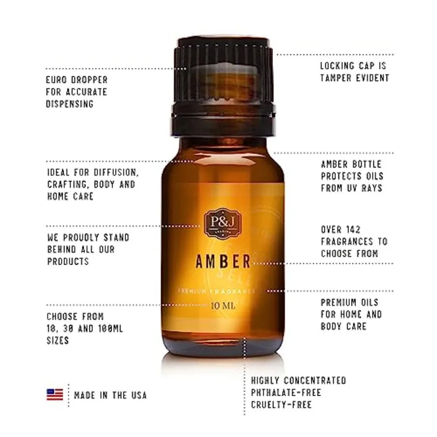 PandJ Trading Fragrance Oil Set Candle Scents for Candle Making Freshie Scents Soap Making Supplies Diffuser Oil Scents