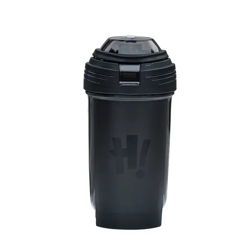 500ml Protein Powder Shaker Bottle Leak Proof Water Bottle for Gym Fitness Training Sport Shaker Mixing Cup with Scale
