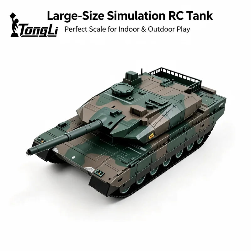 TONGLI RC Battle Tank With Remote Control And Realistic Effects