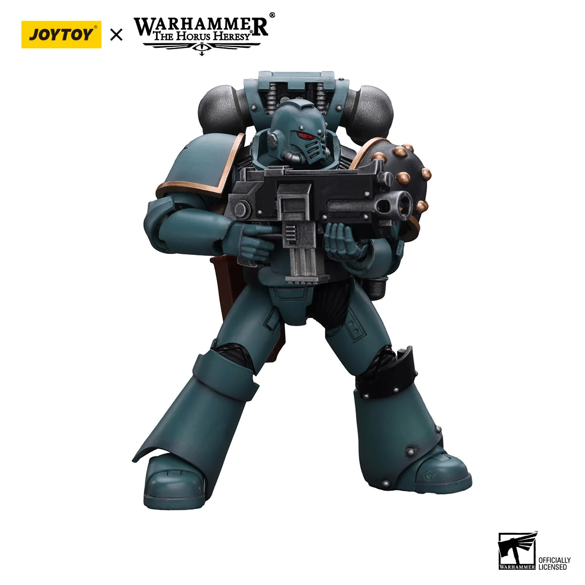 JOYTOY Warhammer 40K 1/18 Action Figure Sons of Horus MKIV Tactical Squad Legionary with Bolter Model