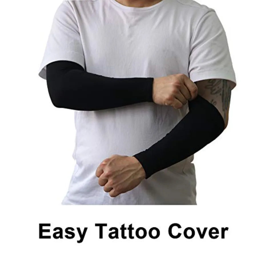 PFFY UV Protection Cooling Arm Sleeves for Men and Women UPF 50 Sun Sleeve