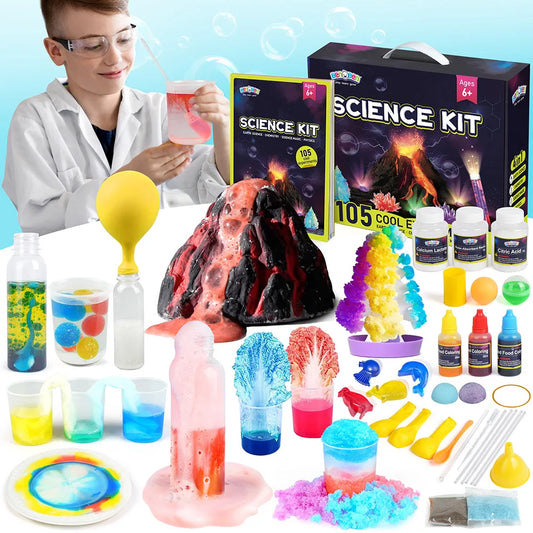 Science Kits for Kids 8+, 105 Experiments Educational Toy, Science Kits STEM Toys for Boys Girls Birthday Christmas Gift