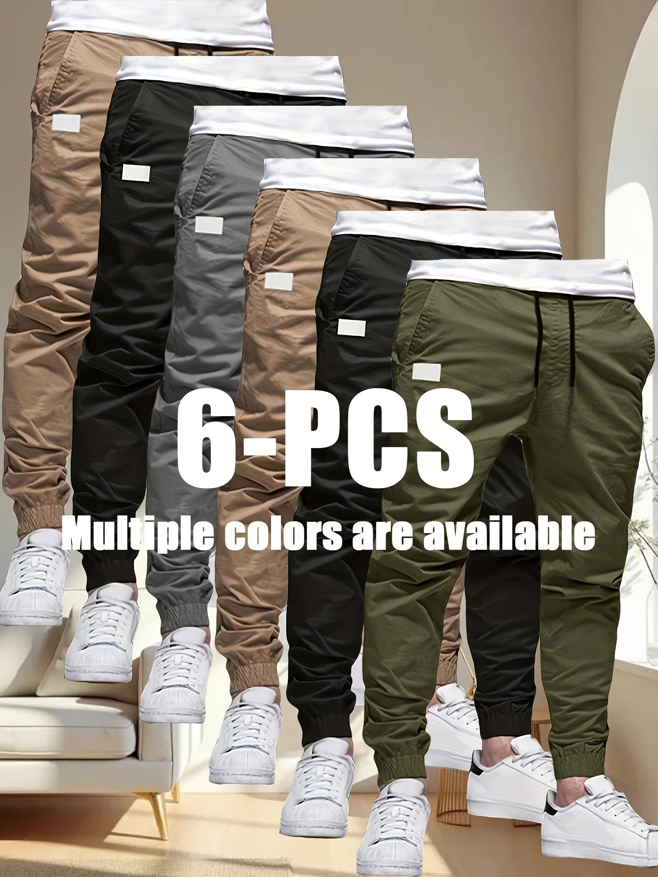 Winthunder Men Multi Pocket Casual Outdoor Workwear Pants