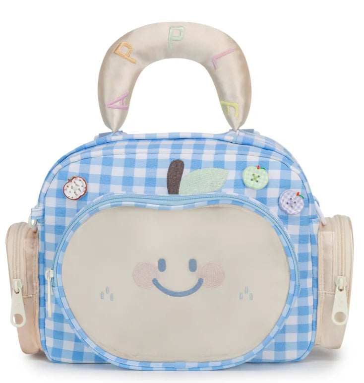 Kabaqoo Cute Apple Ita Bag Women Crossbody PU Leather