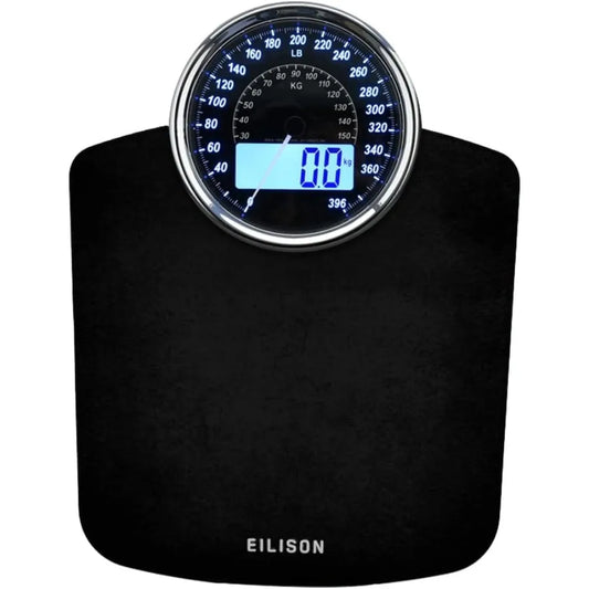 EILISON Highly Advance 2-in-1 Digital & Analog Weighing Scale for Body Weight-400lbs, 4 High Precison GX Sensor Accurate