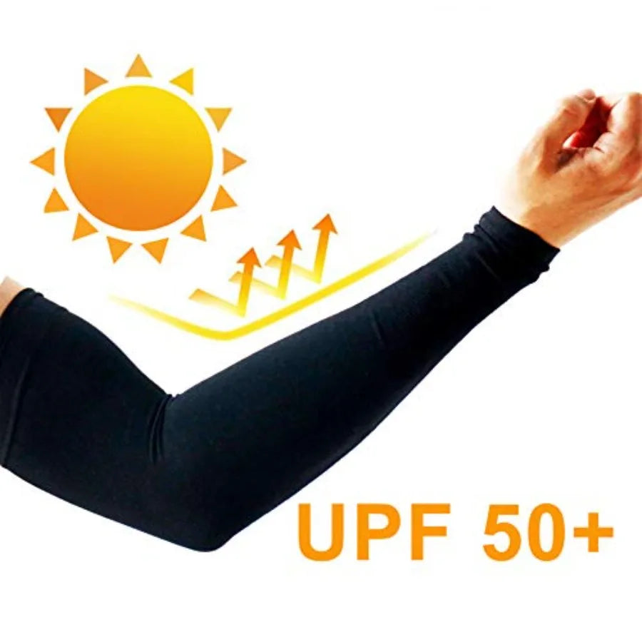 PFFY UV Protection Cooling Arm Sleeves for Men and Women UPF 50 Sun Sleeve