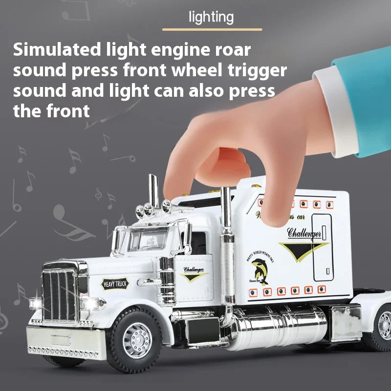 Peterbilt 389 Diecast Model Truck With Lights And Sound Effects